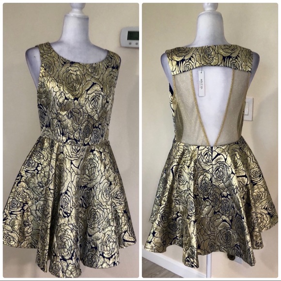 Ark & Co Dresses & Skirts - Fits 10-12 Damask sleeveless knee length